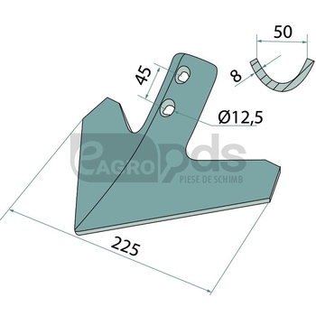 Brazdar laba de gasca - GRANIT [1803200919]