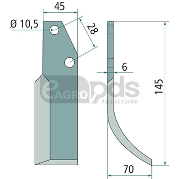 Cutit freza - GRANIT [18032 16813]