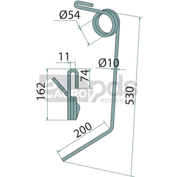 Gheara elastica - GRANIT [1803400003]