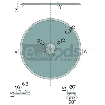 Disc cutit - GRANIT [1803400076]
