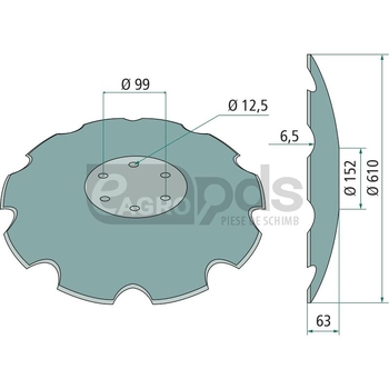 Taler disc - GRANIT [1804600018]