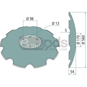Taler disc - GRANIT [1804600022]
