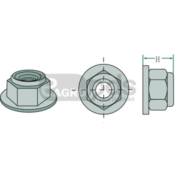 Piulita cu guler - GRANIT [18051-14RMU]