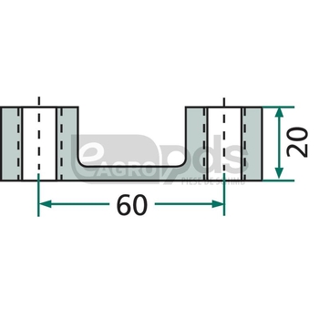 Placa filetata - GRANIT [18051-16BM-2]