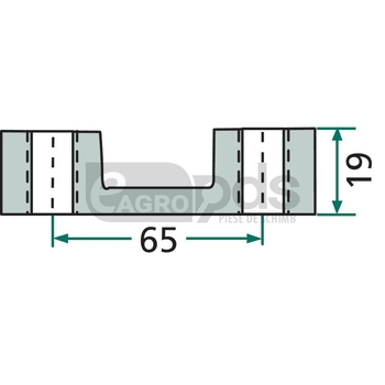Placa filetata - GRANIT [18051-16BM-3]