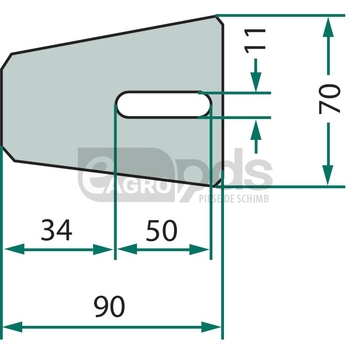 Racleta din tabla - GRANIT [18051-A103]