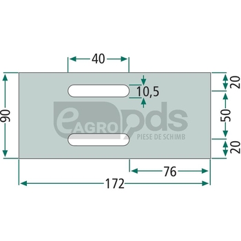 Racleta din tabla - GRANIT [18051-E102]