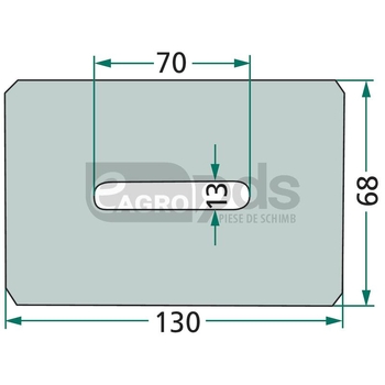 Racleta din tabla - GRANIT [18051-F101]
