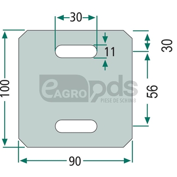 Racleta din tabla - GRANIT [18051-F202]
