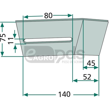 Racleta din tabla - GRANIT [18051-K201]