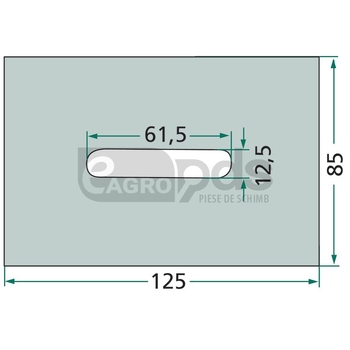 Racleta din tabla - GRANIT [18051-K300]