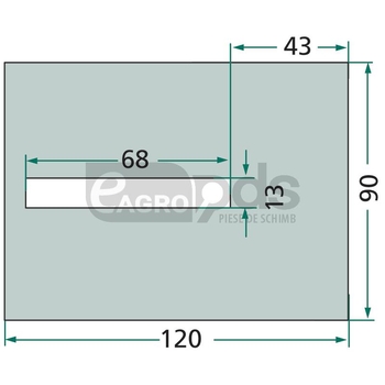 Racleta din tabla - GRANIT [18051-K302]
