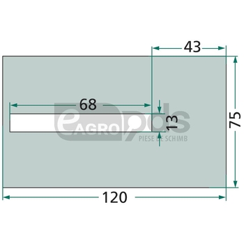 Racleta din tabla - GRANIT [18051-K303]