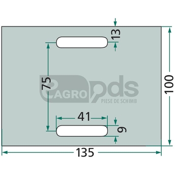 Racleta din tabla - GRANIT [18051-L104]