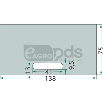 Racleta din tabla - GRANIT [18051-L109]