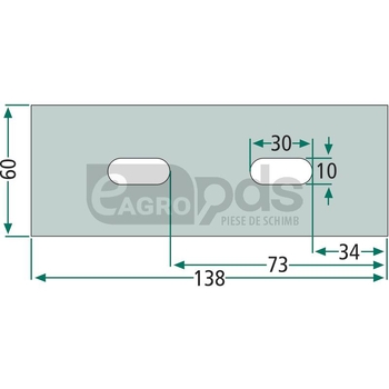 Racleta din tabla - GRANIT [18051-L112]