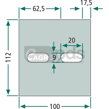 Racleta din tabla - GRANIT [18051-L116]