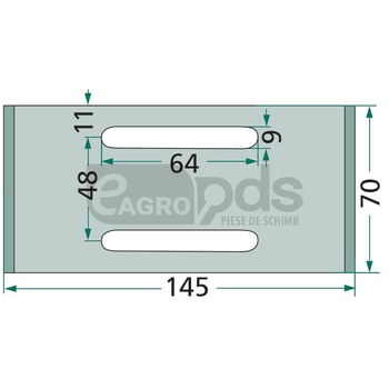 Racleta din tabla - GRANIT [18051-N100]