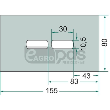 Racleta din tabla - GRANIT [18051-P100]