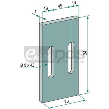 Racleta din tabla - GRANIT [18051-Q100]