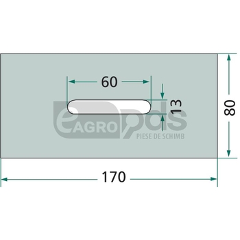 Racleta din tabla - GRANIT [18051-R101]