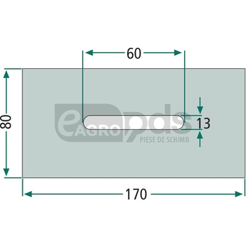 Racleta din tabla - GRANIT [18051-R102]