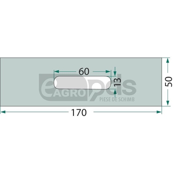 Racleta din tabla - GRANIT [18051-R104]