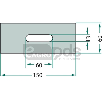 Racleta din tabla - GRANIT [18051-R201]