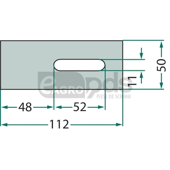 Racleta din tabla - GRANIT [18051-S100]