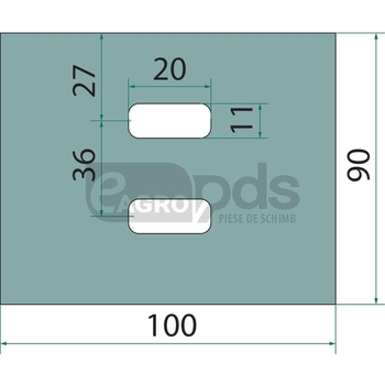 Racleta din tabla - GRANIT [18051-S102]