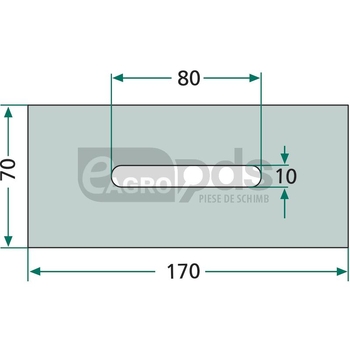 Racleta de plastic - GRANIT [18053-R200]