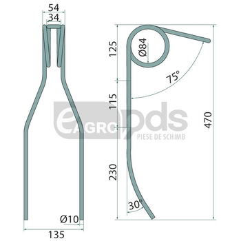 Gheara elastica - GRANIT [1805400002]