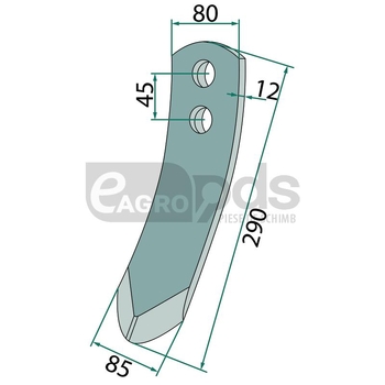 Varf de brazdar - GRANIT [18054 9762500151]