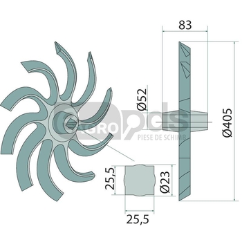 Disc tip stea - GRANIT [1805700004]