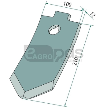 Varf de brazdar - GRANIT [18059 1092344]