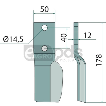 Cutit freza - GRANIT [1806000017]