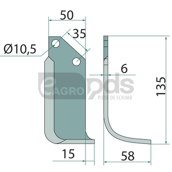 Lama de frezat - GRANIT [1806000019]