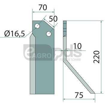 Lama de frezat - GRANIT [1806000021]
