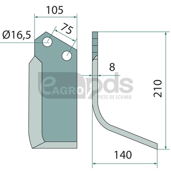 Lama de frezat - GRANIT [1806000039]