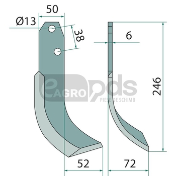 Lama de frezat - GRANIT [1806000042]
