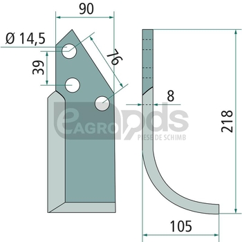 Cutit freza - GRANIT [18060 0066046D]