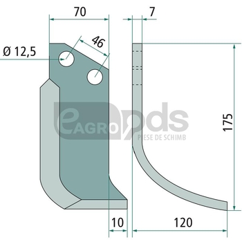 Cutit arcuit - GRANIT [18060 F2095010S]