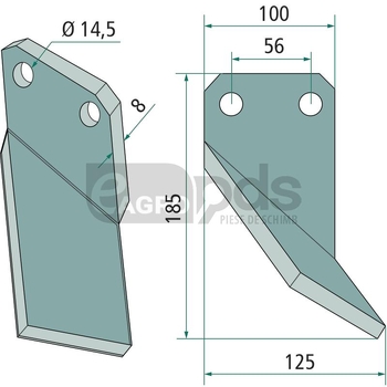 Cutit rotor - GRANIT [18060 G4595000]