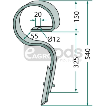 Dinte cultivator - GRANIT [18062 RA000500]