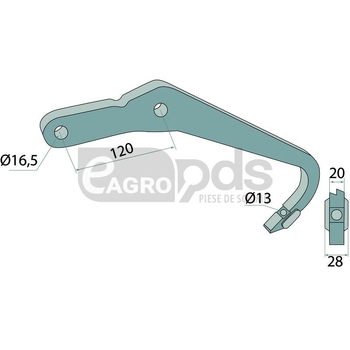 Dinti afanator de urme - GRANIT [1806300018]