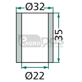 Bucsa de distantare - GRANIT [18063-AGM-502]