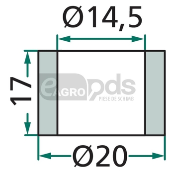 Bucsa de distantare - GRANIT [18063-AGM-506]