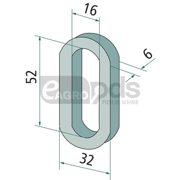 Inel tocatoare - GRANIT [18063-AGR-82]