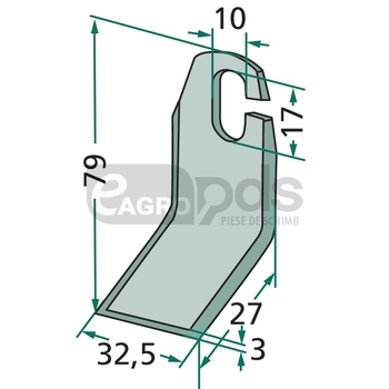 Lama cositoare - GRANIT [18063-AMA-59]