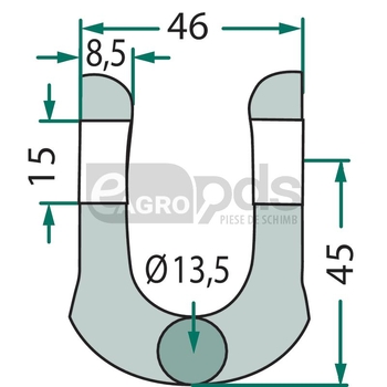 Chei de tachelaj - GRANIT [18063-BOM-72]